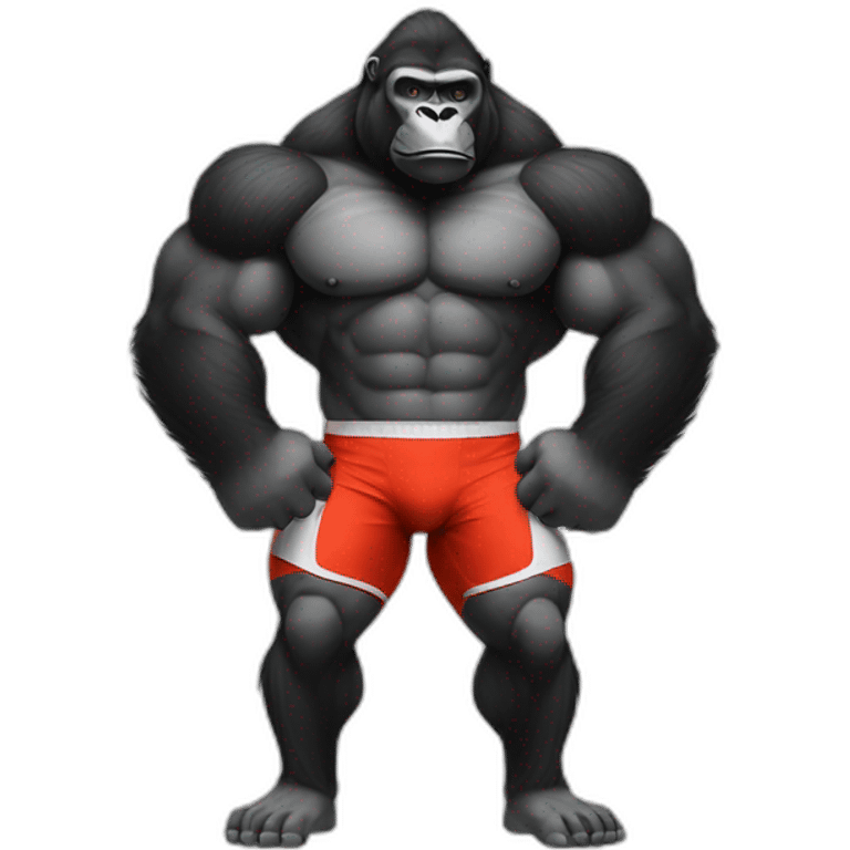 GORILLA POWERLIFTER emoji