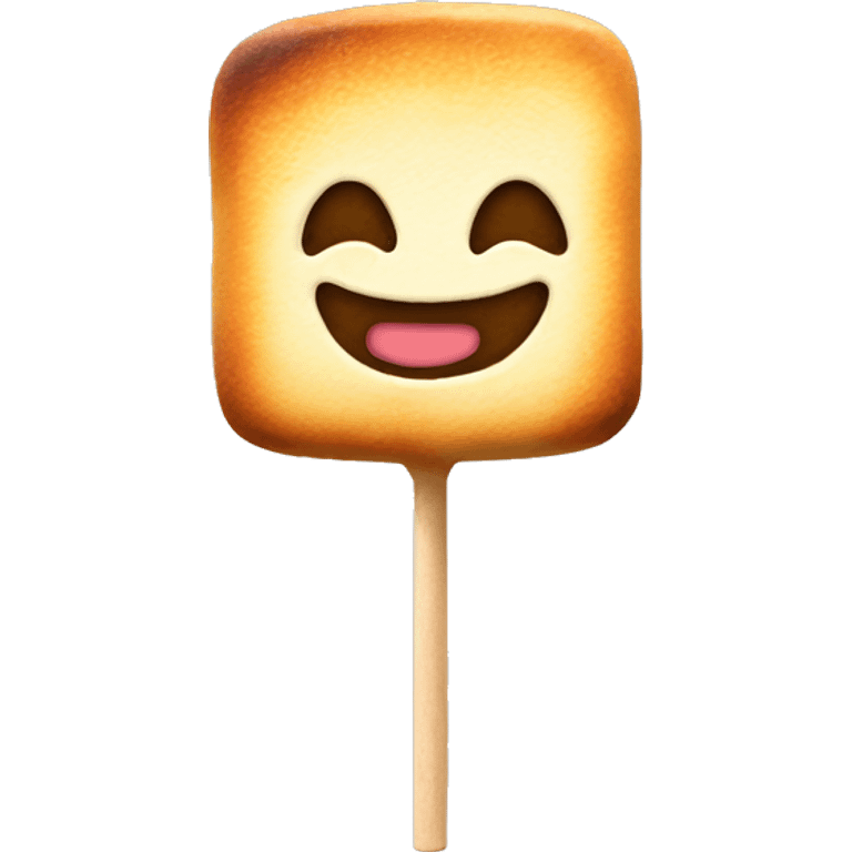 toasted marshmallow on stick emoji