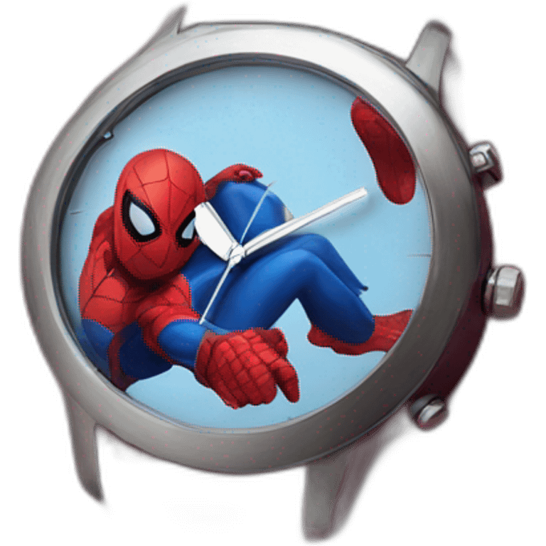 Spiderman Watch  emoji