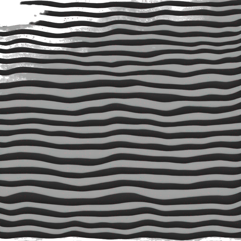 3 black bias stripes with one small, one medium and one large emoji