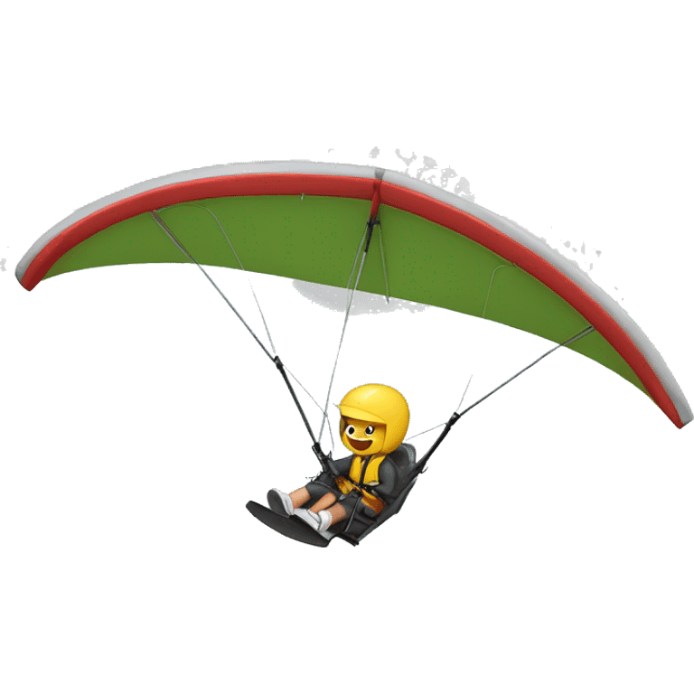 Hang gliding emoji