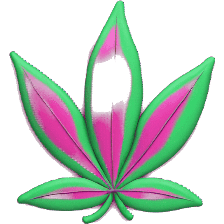 Hot pink 420 emoji