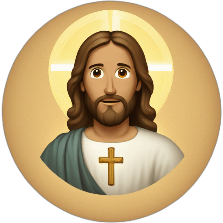 Orthodox icon of Jesus emoji