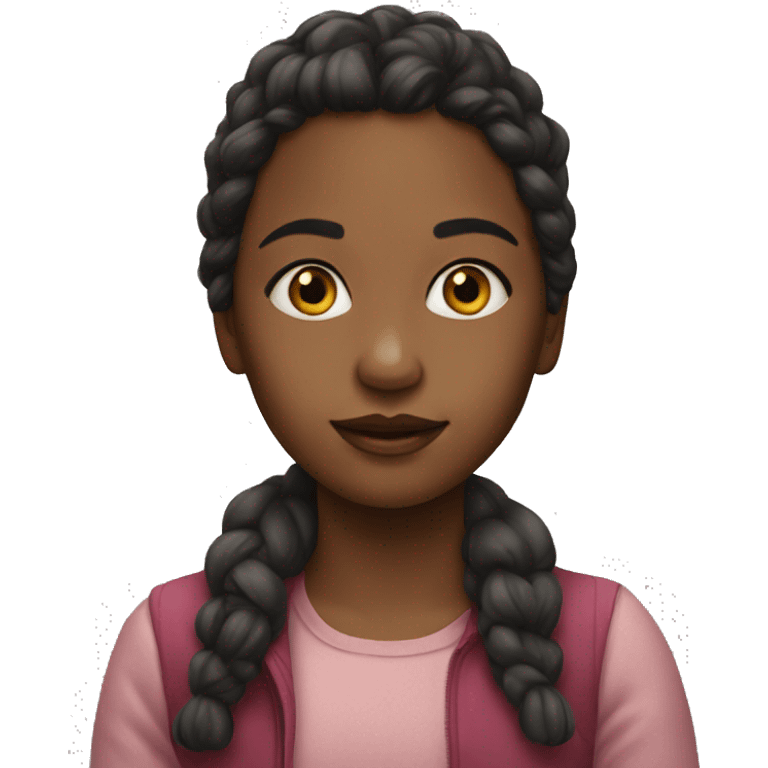 realistic portrait of girl emoji