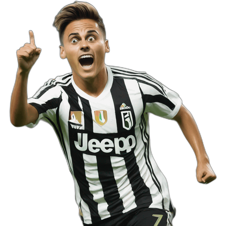 Dybala iconic celebration emoji