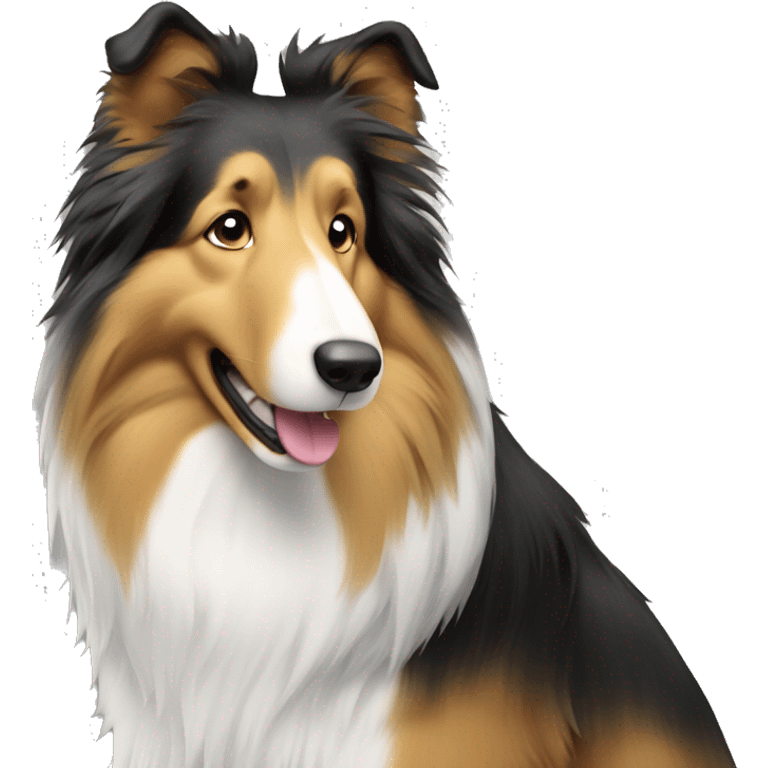 rough collie emoji