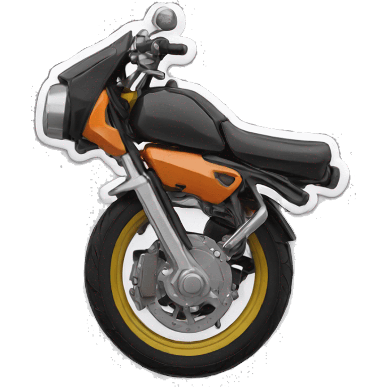 Une moto merlin pin pin emoji