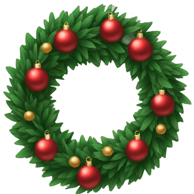 Christmas wreath  emoji