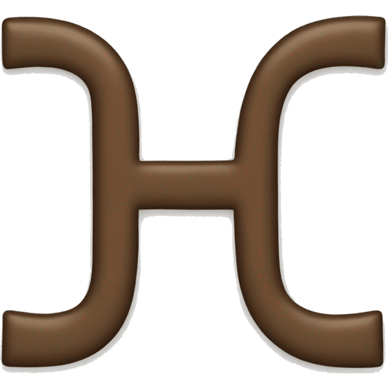 the letter H emoji