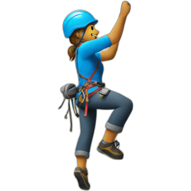 climbing emoji