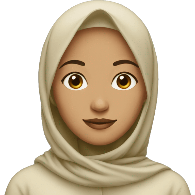 light skin Muslim woman emoji