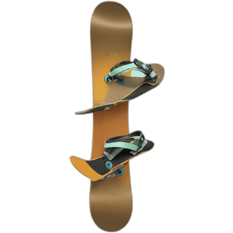 antlered Snowboard  emoji