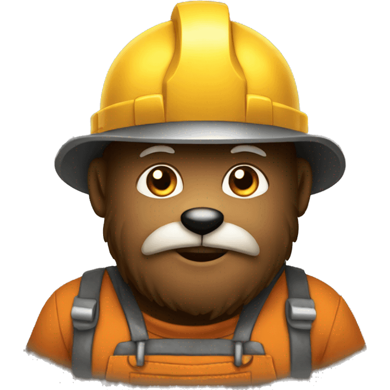 miner bear emoji