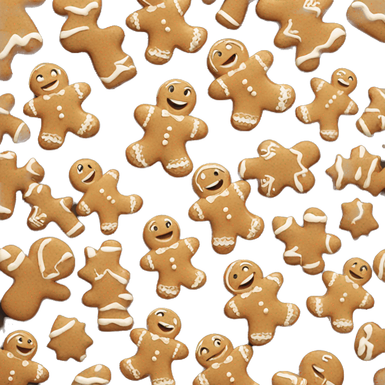 Aesthetic gingerbread emoji