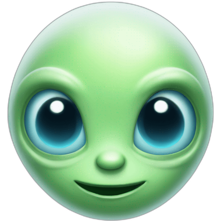 cute alien emoji