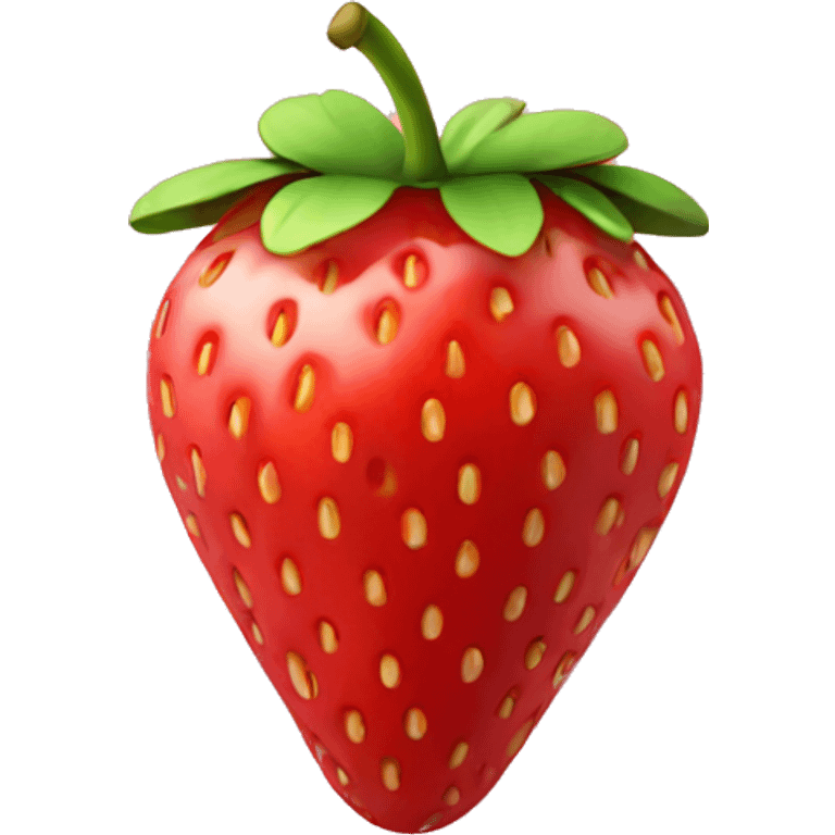 3d Strawberry  emoji