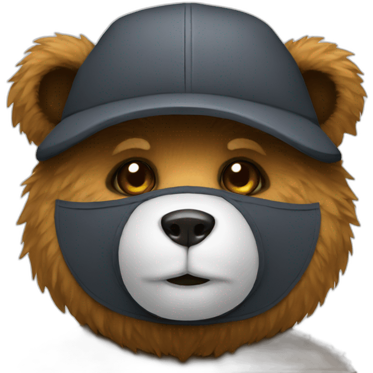 bear in mask emoji