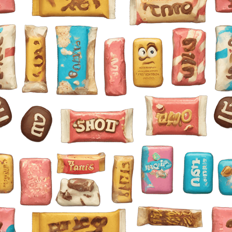 vintage candy bar emoji