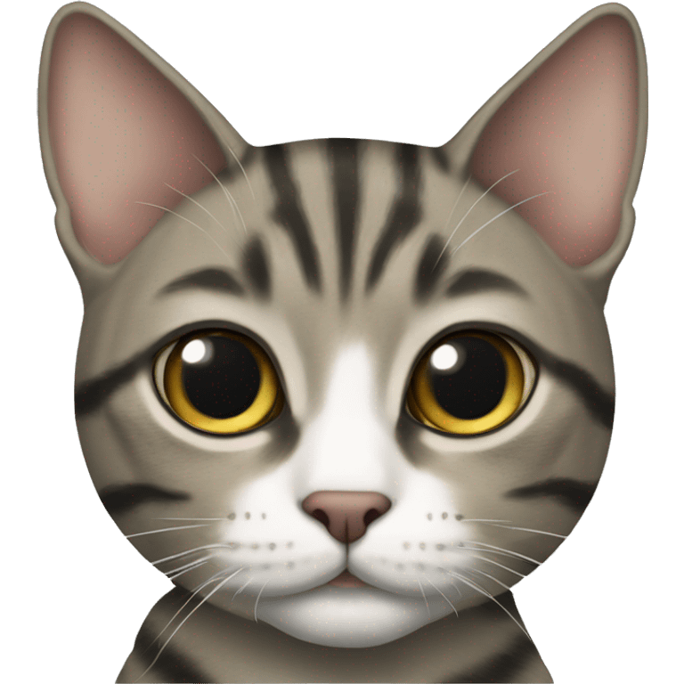 Mackerel tabby cat emoji