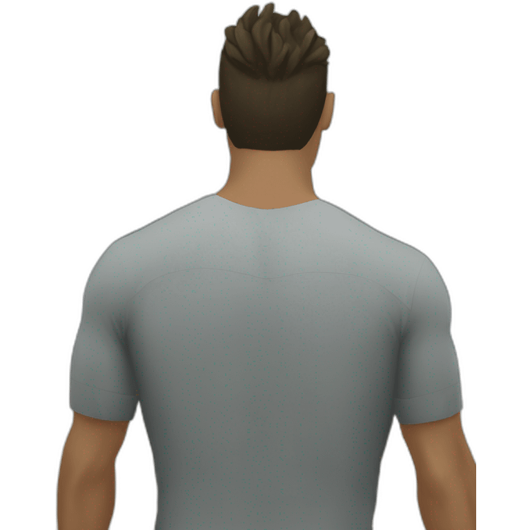 Ronaldo back view emoji