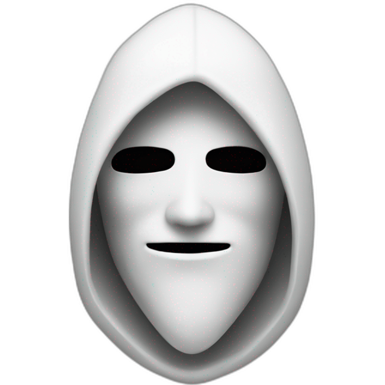 white hacker logo emoji