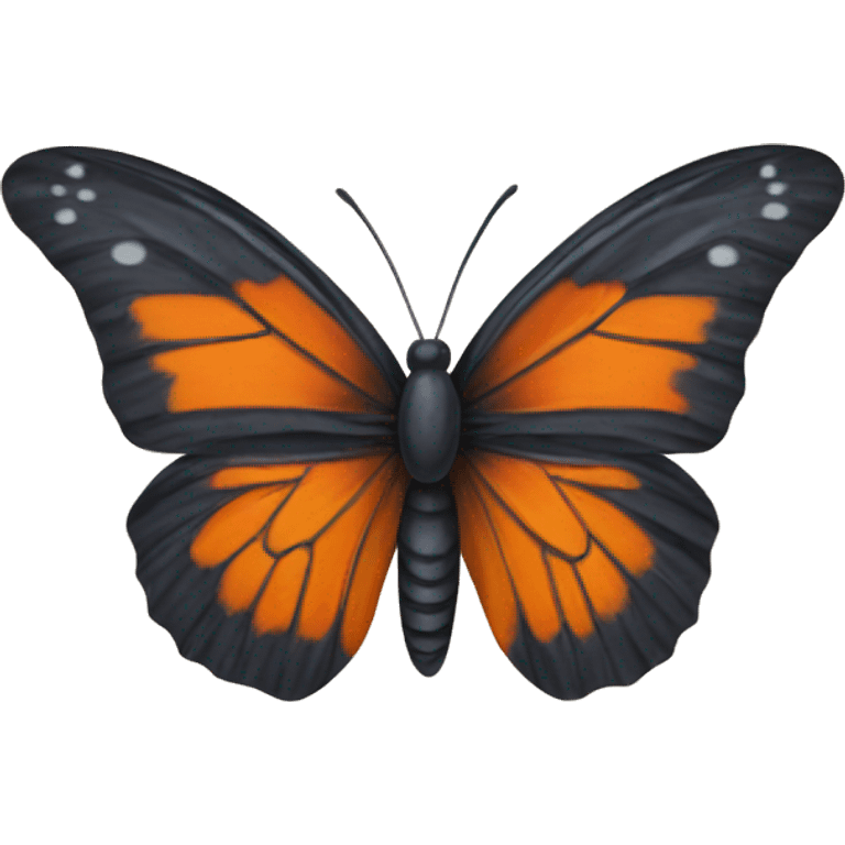 Orange Schmetterling emoji