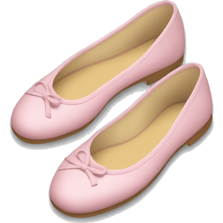 Channel ballet flats emoji