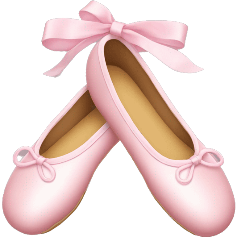 light pink christmas ballet shoes emoji