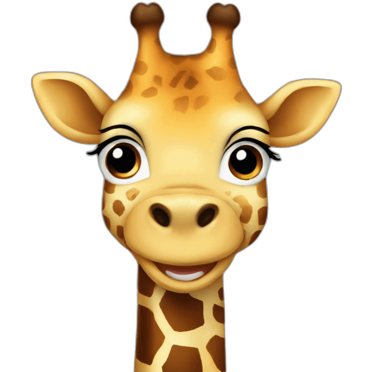 happy giraffe emoji