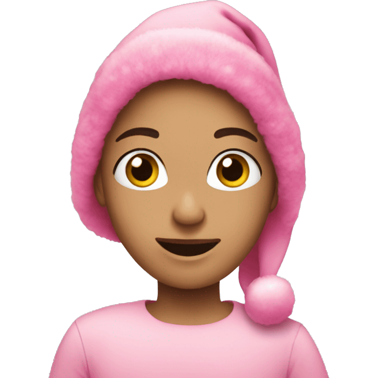 Pink Christmas emojis  emoji