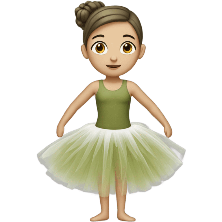 tutu olive white girl emoji