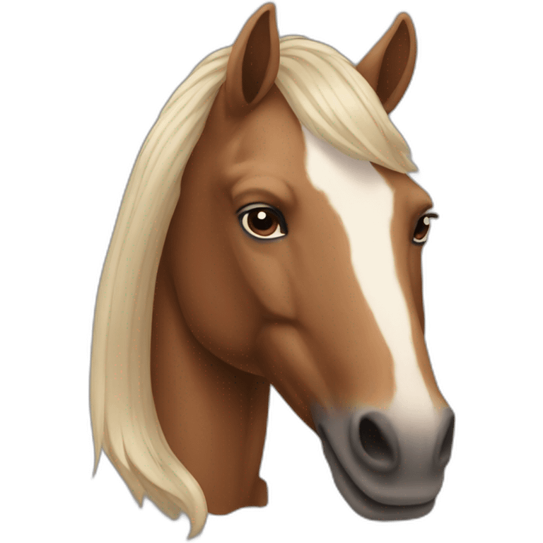 Horse man emoji