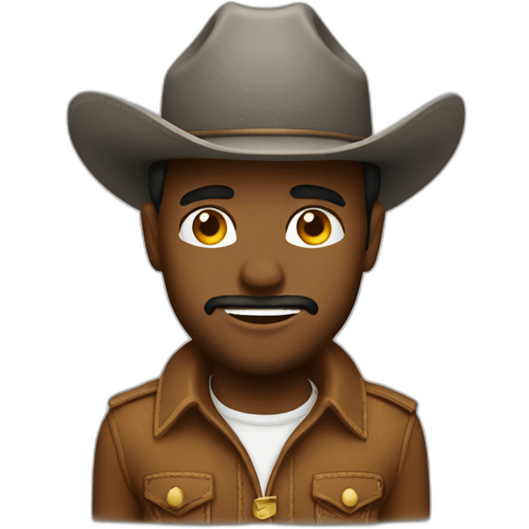 100% cowboy emoji