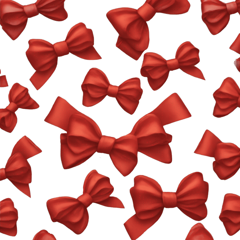 Red bow emoji