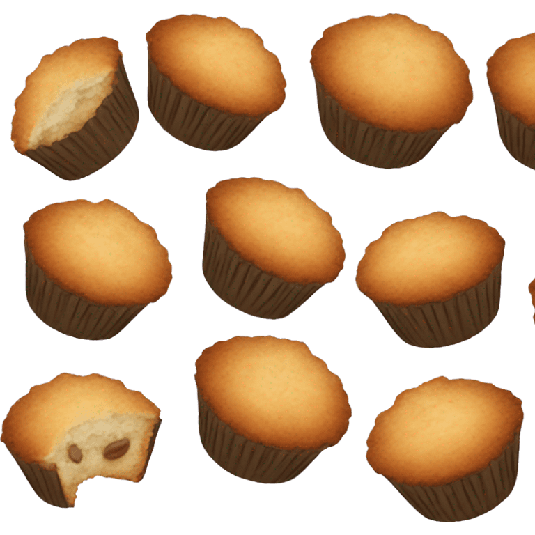 Coconut muffins  emoji