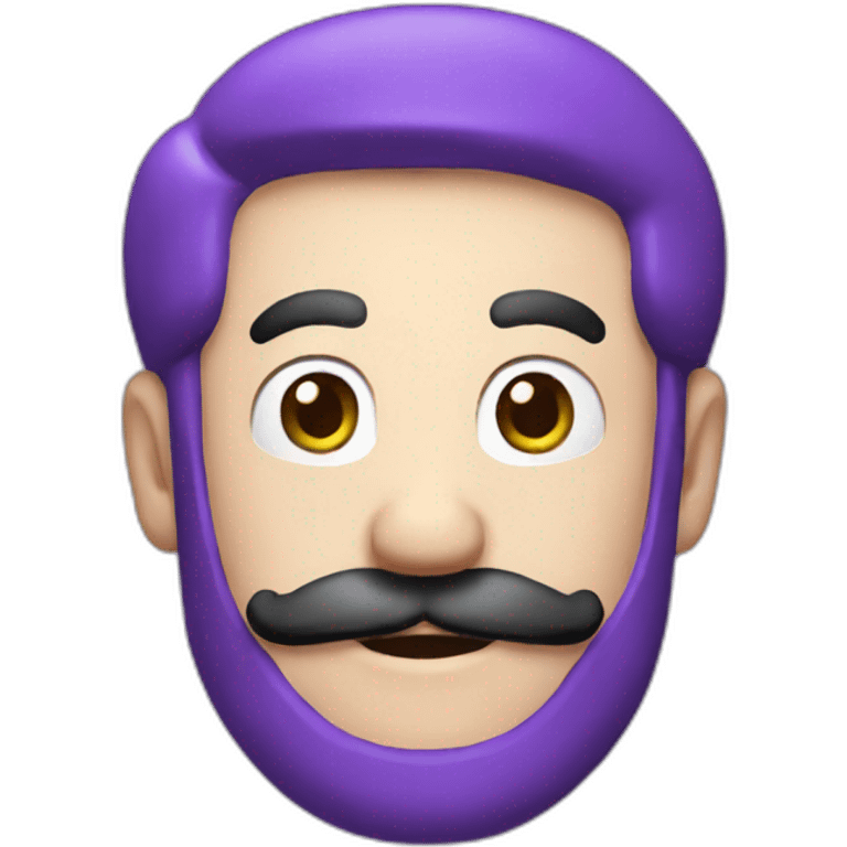 Luigi purple emoji