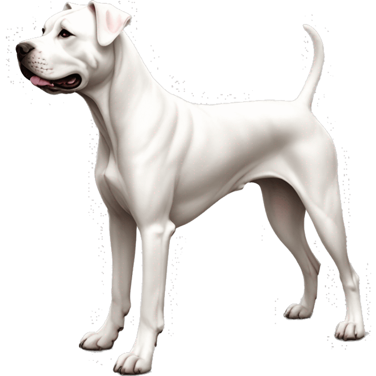 Dogo Argentino Dog Breed Full Body emoji