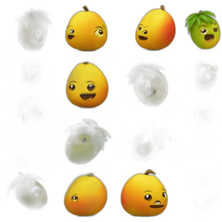 Mango monster emoji