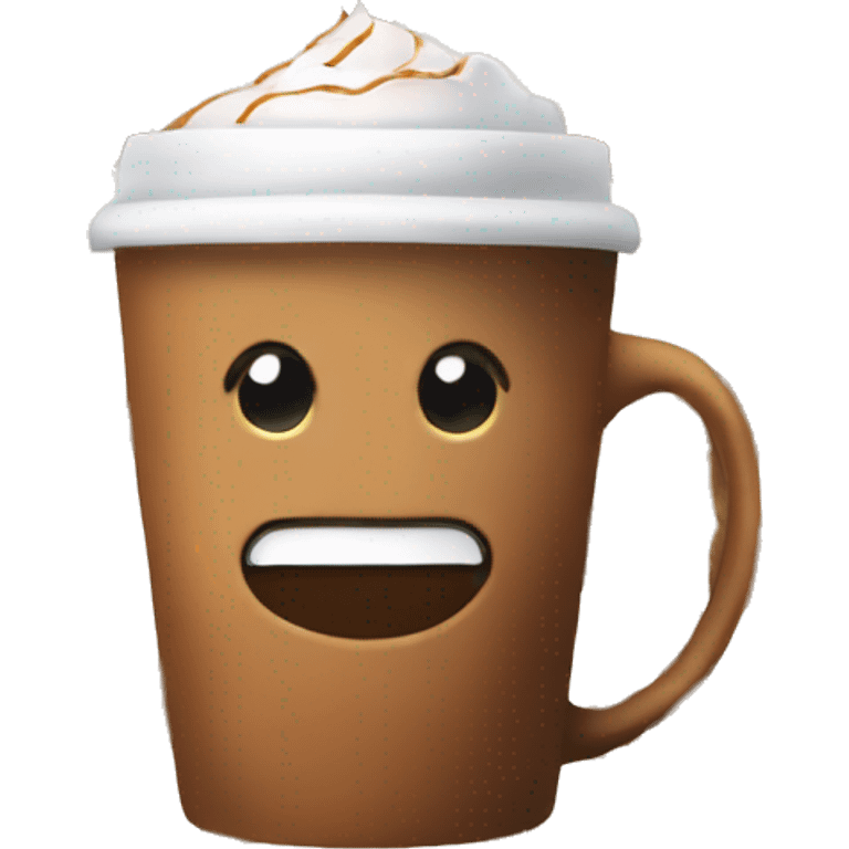 Coffe with gingerbread  emoji