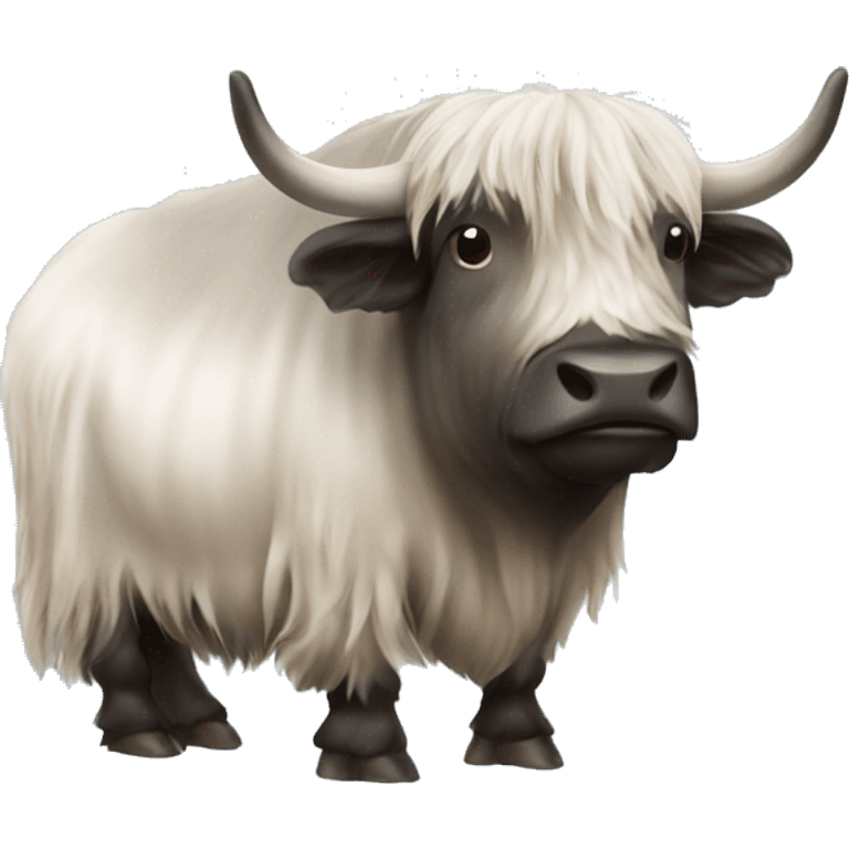 a yak in an oyster emoji