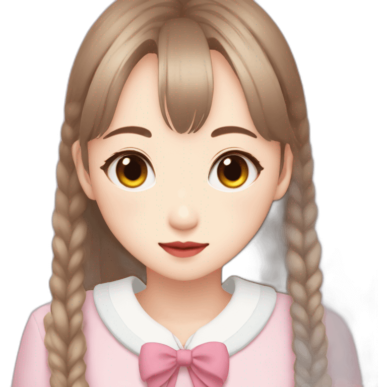 chuu from loona  emoji