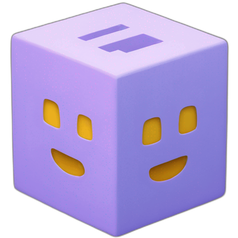 3D CUBE emoji