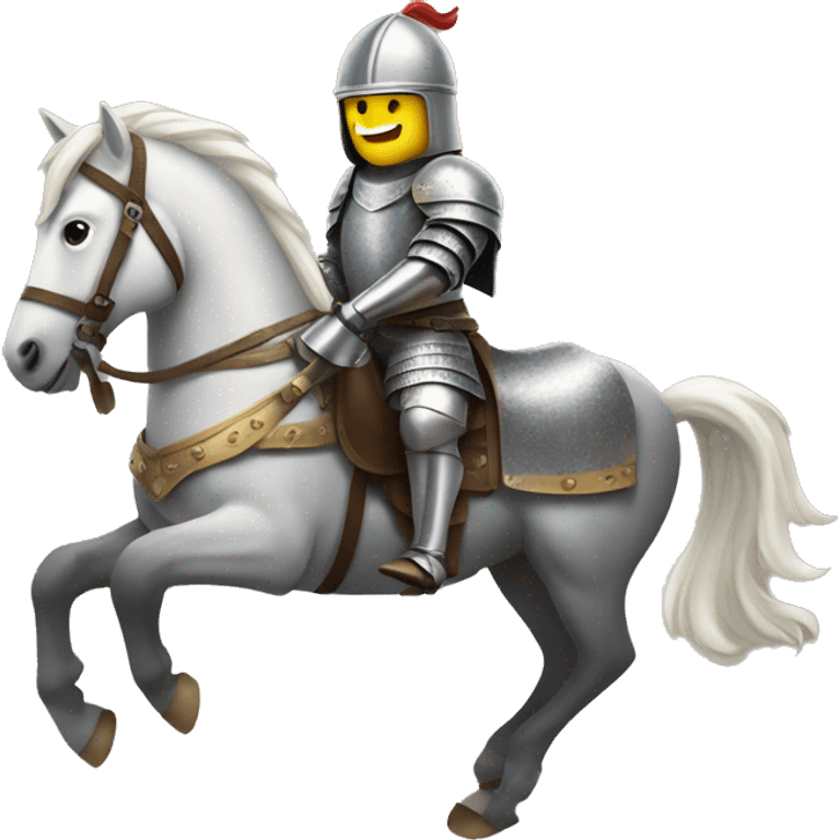 Knight riding a horse  emoji