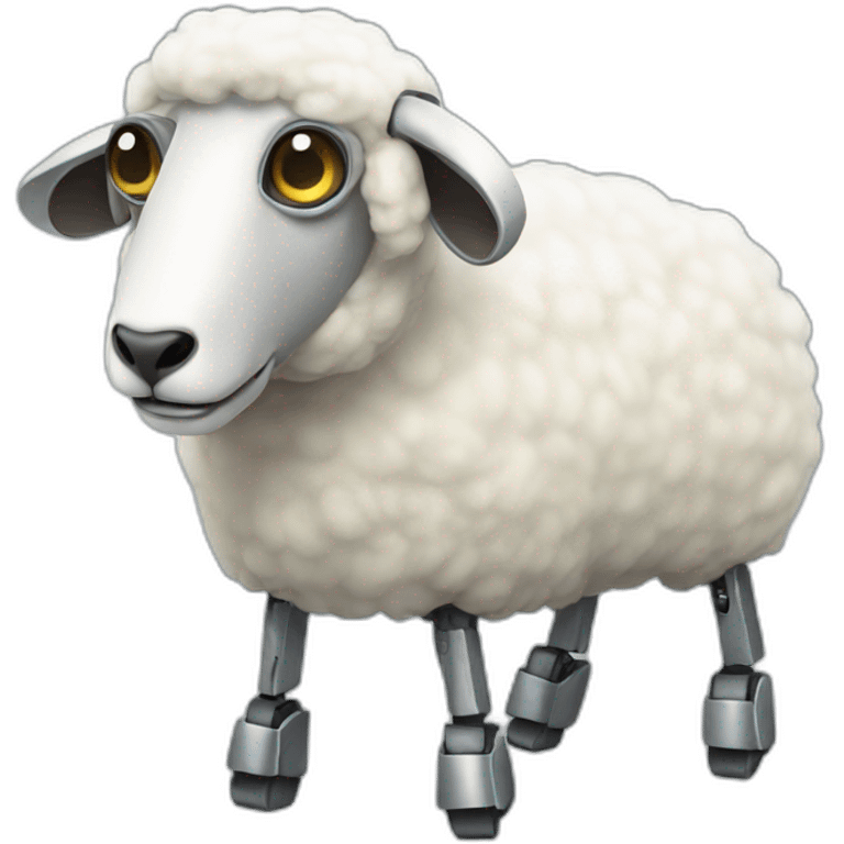 robot sheep emoji