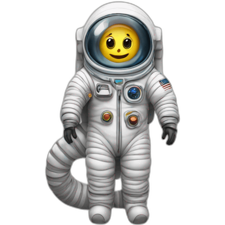 a worm in a spacesuit  emoji