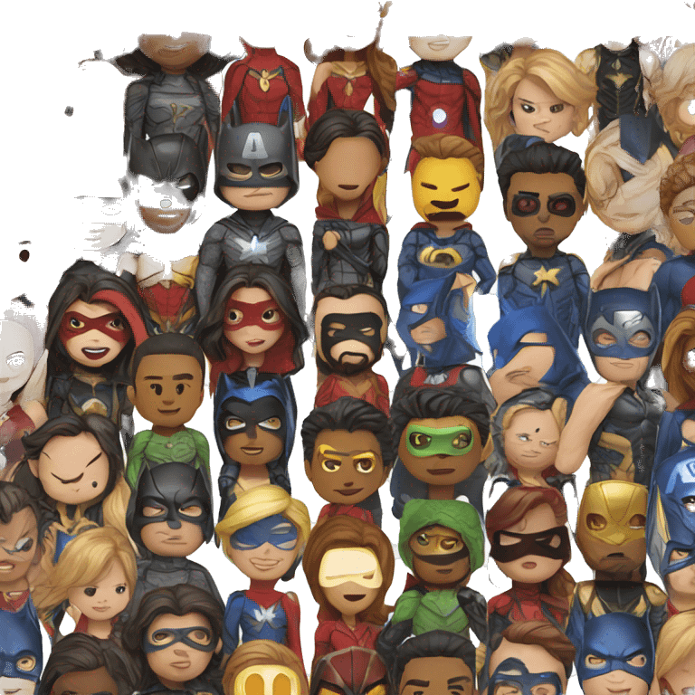 Superheros emoji