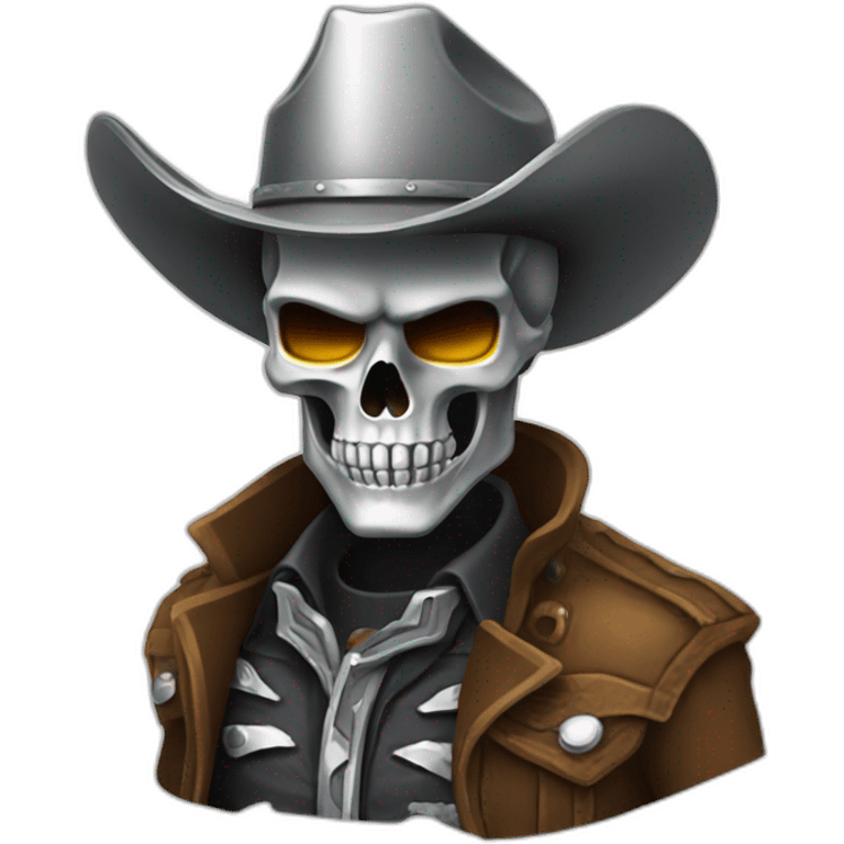 chrome-skull-cowboy emoji