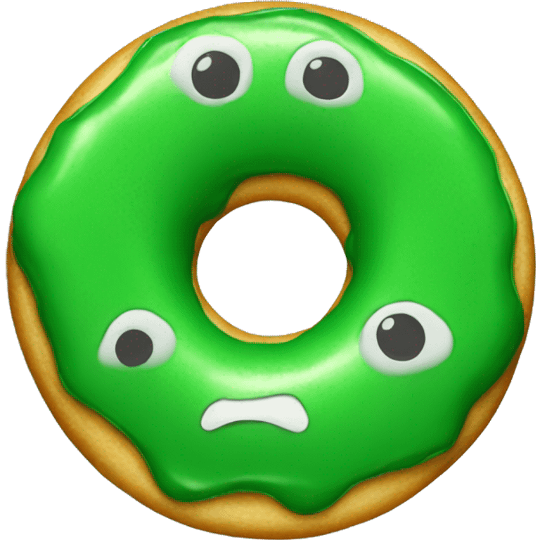 green donut emoji