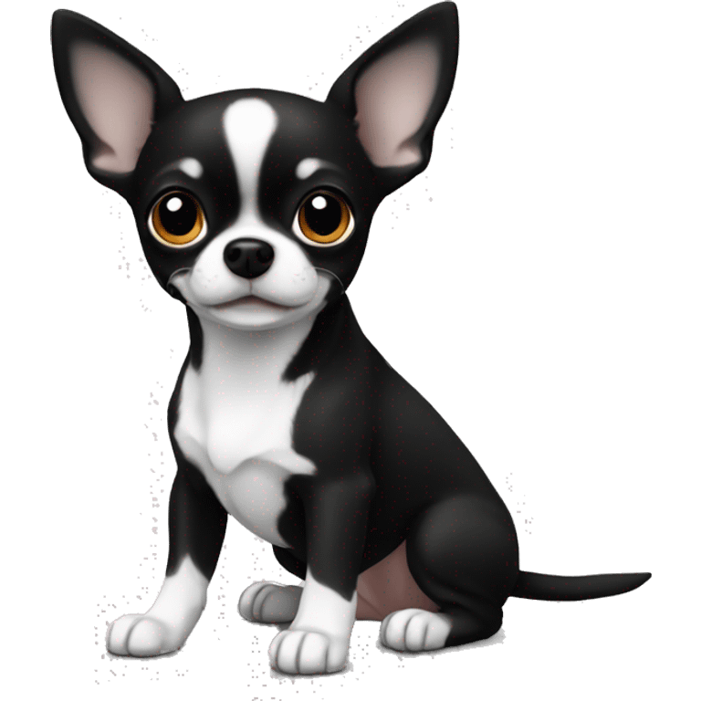 Chihuahua black and white Chihuahua black and white emoji