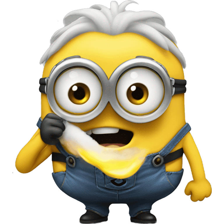 Minion farting emoji